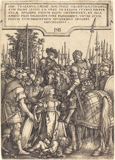 Trajans retfærdighed af Sebald Beham