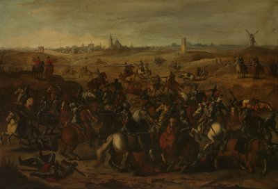 Træfningen mellem Cuirassiers, 5. februar 1600, på Vughterheide af Sebastiaen Vrancx (after)
