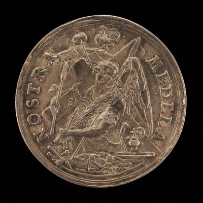 Engel med lidenskabens instrumenter [omvendt], 1631. af Sebastian Dadler