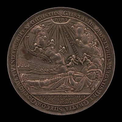 Gustav II Adolfs død, 1594-1632, konge af Sverige 1611 [forside], 1634. af Sebastian Dadler