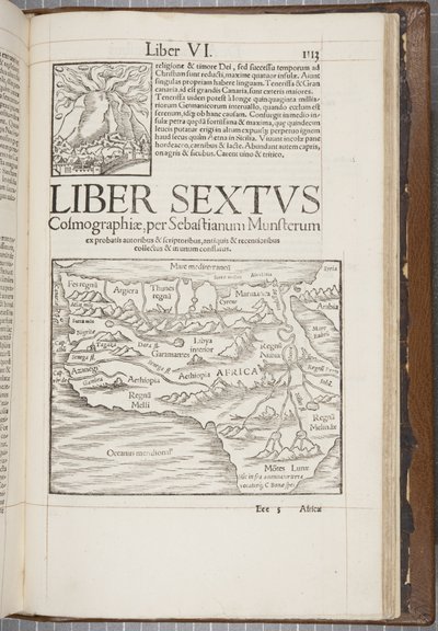 Cosmographia, Col 1113, 1544 af Sebastian Munster
