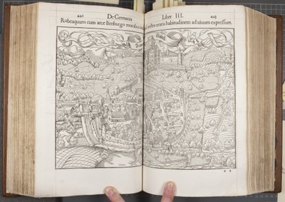 Cosmographia, Fols 442-443 af Sebastian Munster