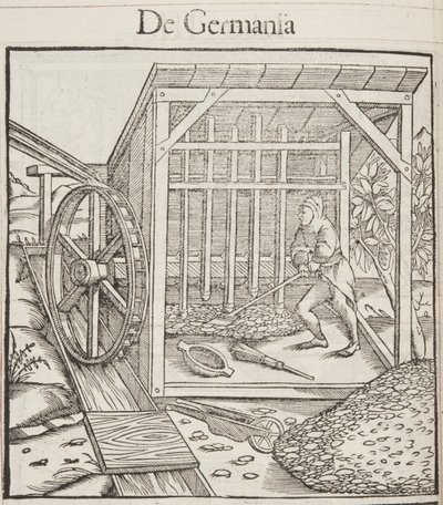Cosmographia, detalje af Fol 43 af Sebastian Munster
