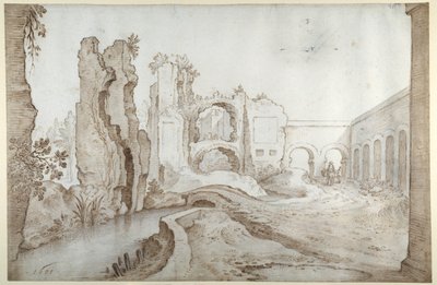 Ruinerne af Titus Thermae af Sebastian Vrancx