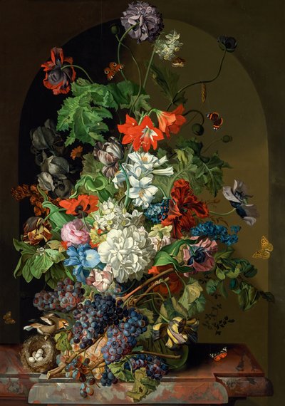 blomsterstilleben af Sebastian Wegmayr