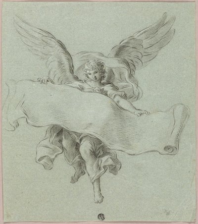 Engel med skriftrulle af Sebastiano Conca
