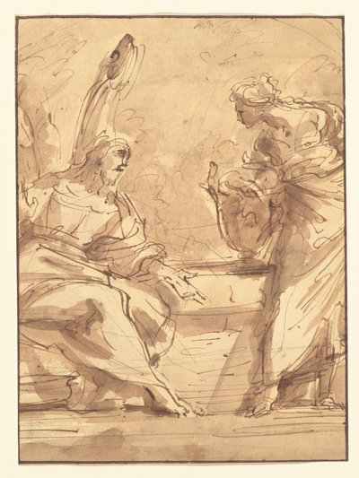 Christus und die Samariterin af Sebastiano Ricci