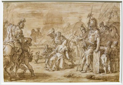 Ofring af Polyxena af Sebastiano Ricci