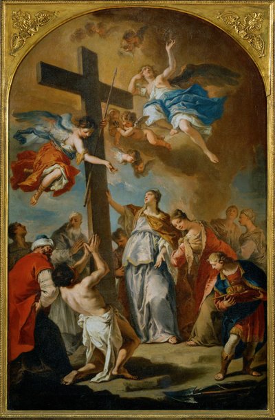 Fundet af det hellige kors (maleri på lærred) af Sebastiano Ricci