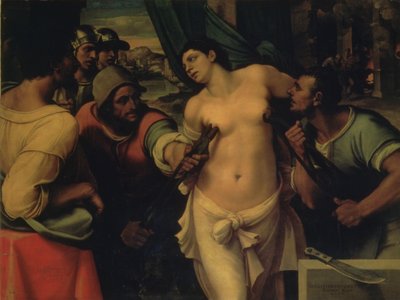 The Martyrium of St. Agatha, 1520 af Sebastiano del Piombo