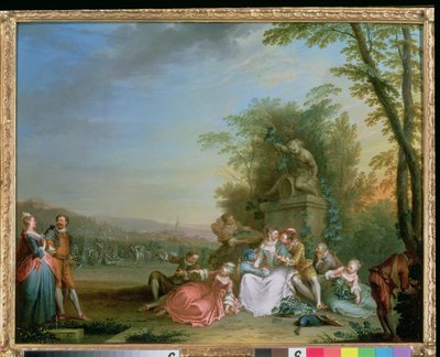 The Grape Harvest, ca. 1750 (panel) (par til 87638) af Sebastien II Le Clerc