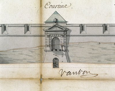 Befæstningsanlæg Courtine af Vauban af Sebastien Le Prestre de Vauban