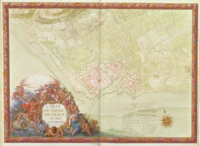 Ms. 987, fol.24 Plan over Le Havre, fra 