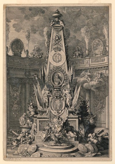 Et gravmonument af Charles IV af Lorraine af Sebastien Leclerc