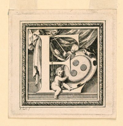 Bogstav E, for Baluzes "General History of the House of Auvergne" af Sebastien Leclerc