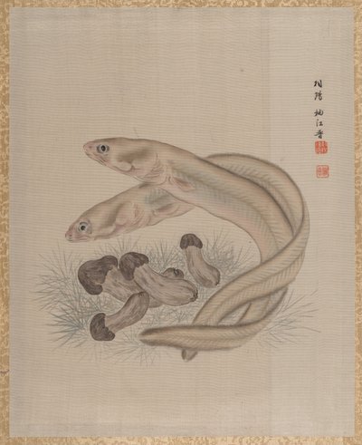 ål, ca. 1890-92. af Seki Shuko