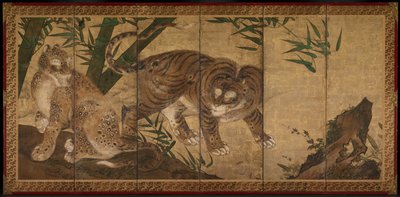 Tiger og leopard af Sekkei Yamaguchi