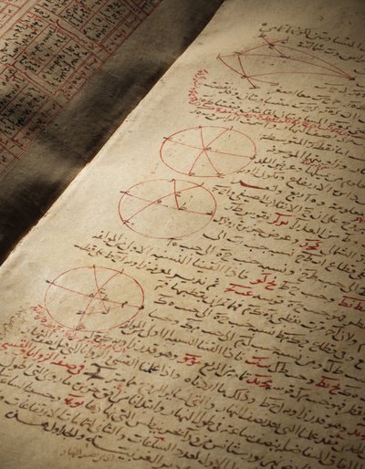 Et kompendium af afhandlinger om astronomi og matematik af Nasir Al-Din Muhammad bin Al-Hasan Al-Tusi af Seljuq Dynasty