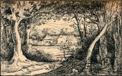The End of the Glade, Epping Forest, c1900 af Selwyn Image