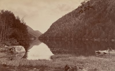 Cascade Lake, Adirondacks af Seneca Ray Stoddard