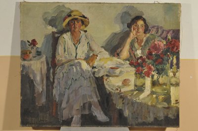Efterårsaften kommer ned, 1915 af Sergei Arsenevich Vinogradov