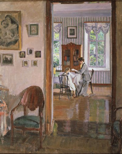 I et hus, 1910 af Sergei Arsenevich Vinogradov