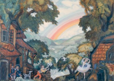 A.Adam, Giselle / scenografi Sudeikin af Sergei Jurjewitsch Sudeikin