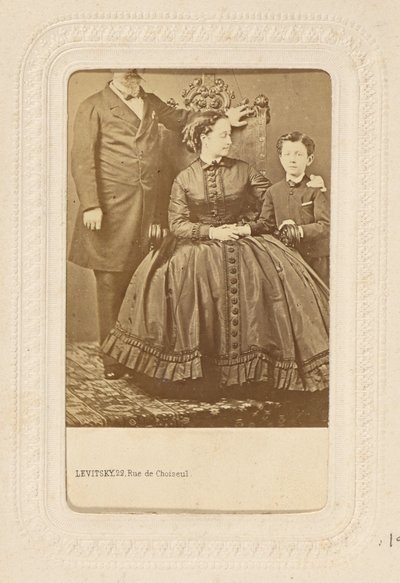 [Napoleon III, kejserinde Eugenie  Eugene Louis Jean Joseph Bonaparte]. af Sergei Luvovich Levitsky