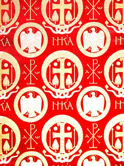 Olovyanishnikov Manufactory Brocade, begyndelsen af det 20. århundrede (tekstil) af Sergei Vashkov