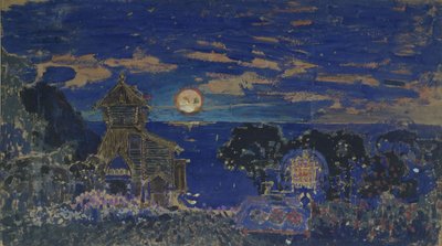 Scenedesign til operaen Kashchey the Deathless af N. Rimsky-Korsakov, 1902 af Sergei Vasilievich Malyutin