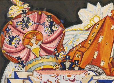Apollo Theatre, Paris, 1921 af Sergei Yurievich Sudeykin