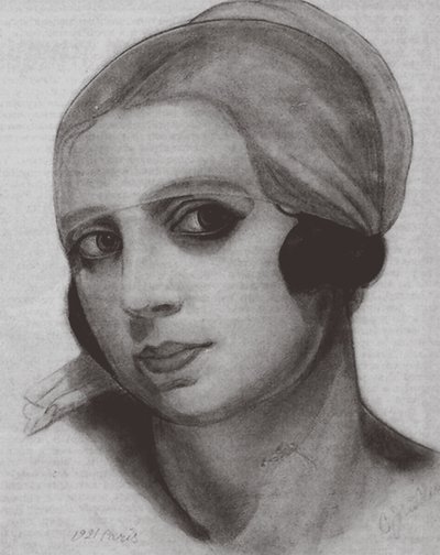Vera de Bosset Stravinsky 1888-1982, 1921 af Sergei Yurievich Sudeykin