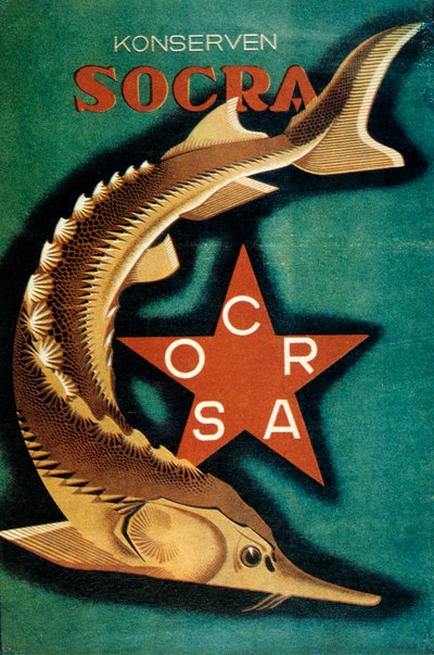 Reklame for en russisk handelsudstilling, 1930. af Sergey Igumnov