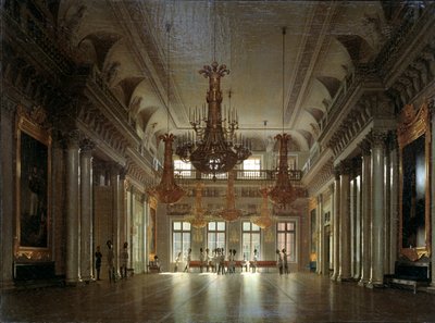 Feltmarskalens sal i Vinterpaladset af Sergey Konstantinovich Zaryanko