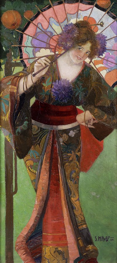 Geisha af Sergius Hruby