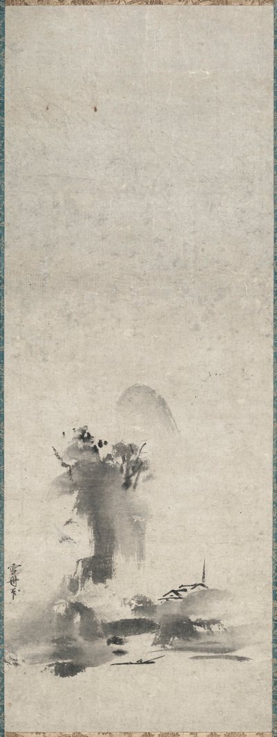 Haboku, Splashed Ink Landscape, 1400-tallet-begyndelsen af 1500-tallet. af Sesshû Tôyô