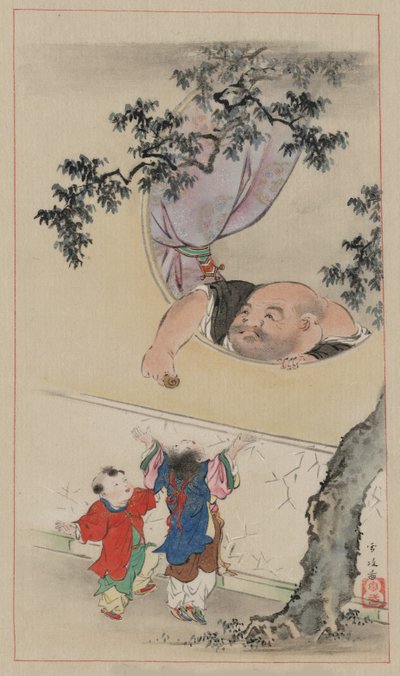 Hotei, 1878 af Settei Hasegawa