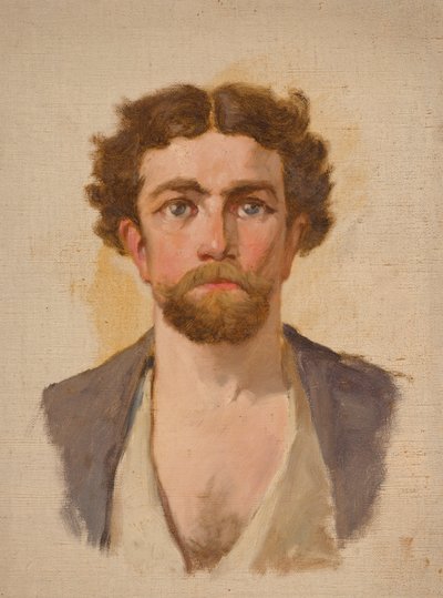 Mandlig buste af Severin Falkman