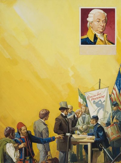 Den amerikanske borgerkrig af Severino Baraldi