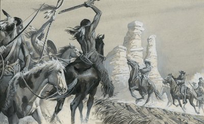 Bøffel-vold af Severino Baraldi