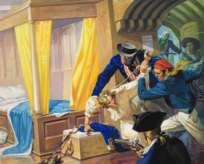 Kaptajn William Bligh (1754-1817) (gouache på papir) af Severino Baraldi