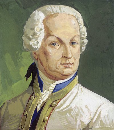 Grev Maximilian von Browne (gouache på papir) af Severino Baraldi
