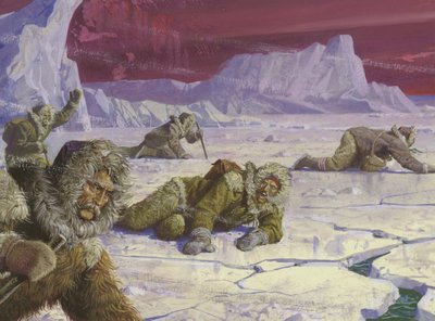 Robert Pearys ekspedition til Nordpolen stødte på mange farer af Severino Baraldi