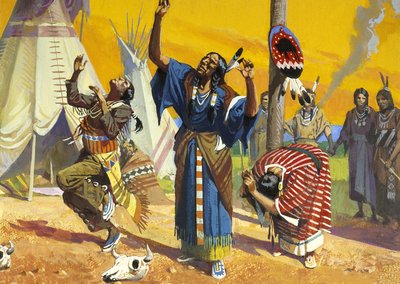 Sioux-spøgelsesdans af Severino Baraldi