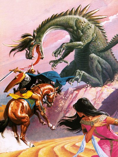 Sankt Georg og dragen af Severino Baraldi