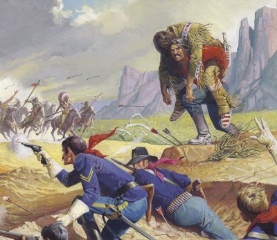 Heltene fra Buffalo Wallow af Severino Baraldi