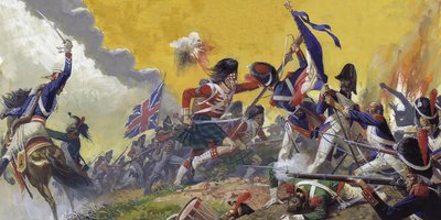 Slaget ved Waterloo af Severino Baraldi