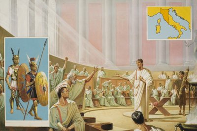 Truslen fra sabinerstammerne af Severino Baraldi