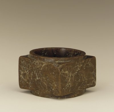 Cong (jade) af Shang Dynasty Chinese School