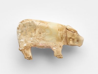 Vedhæng i form af en vandbøffel, ca.1100-1000 f.Kr af Shang Dynasty Chinese School